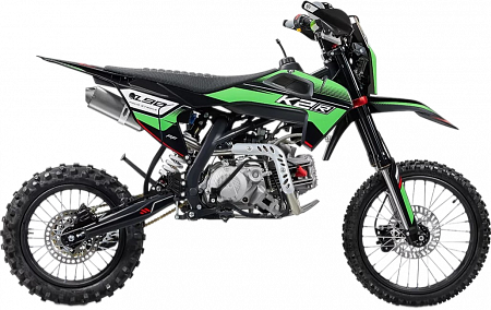 Питбайк K2R PF 190, Green/Black, 2024