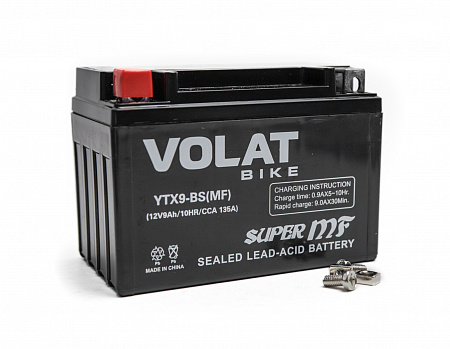 Аккумуляторная батарея 9Ah VolatYTX9-BS(MF) L+ Аккумуляторная батарея 9Ah VolatYTX9-BS(MF) L+